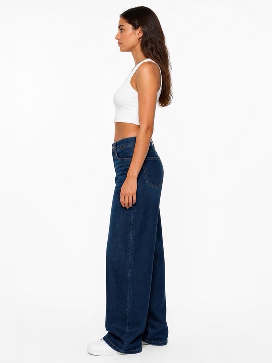Mavi Denim - Mavi Sabrina Wide Leg Jeans Mid rise Dark Blue